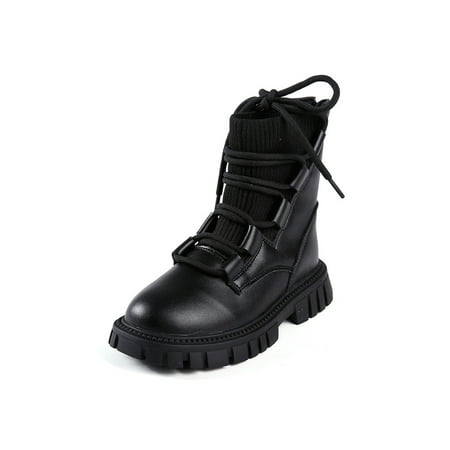 Ymiytan Girl Boot Zipper Booties Elastic Ankle Boots School Short Bootie Comfort Lace Up Black with Warm Lined 11C
Ymiytan Girl Boot Zipper Booties Elastic Ankle Boots School Short Bootie Comfort Lace Up Black with Warm Lined 11C