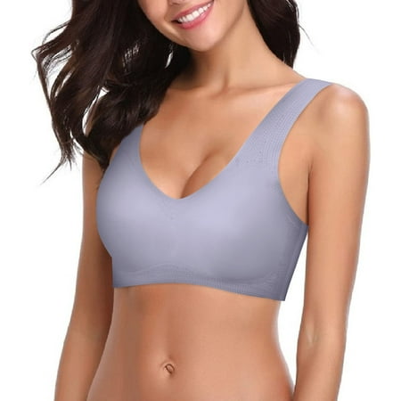 Hunpta Sports Bras For Women Wire-Free Bralettes For Women Comfort Bra Everyday Bra V Neck Soft Lightweight Womens Basic Bra
Hunpta Sports Bras For Women Wire-Free Bralettes For Women Comfort Bra Everyday Bra V Neck Soft Lightweight Womens Basic Bra