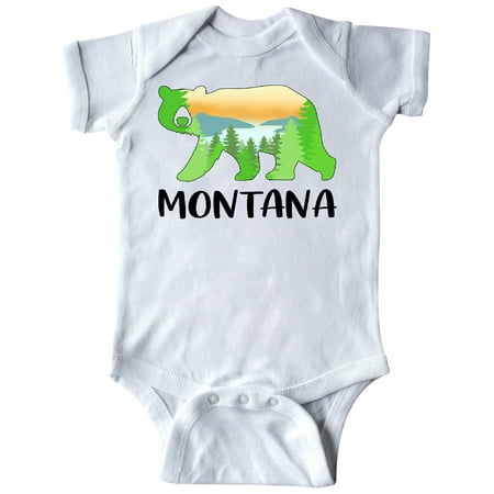 Inktastic Montana Lake and Trees in Bear Silhouette Gift Baby Boy or Baby Girl Bodysuit
Inktastic Montana Lake and Trees in Bear Silhouette Gift Baby Boy or Baby Girl Bodysuit