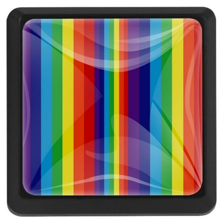 Ownta Square with Screws 3 Pcs for Cupboard Dressing Table Bookcase Drawer Pull Handle Cabinet Door Knobs Colorful Rainbow Vertical stripe Pattern
Ownta Square with Screws 3 Pcs for Cupboard Dressing Table Bookcase Drawer Pull Handle Cabinet Door Knobs Colorful Rainbow Vertical stripe Pattern