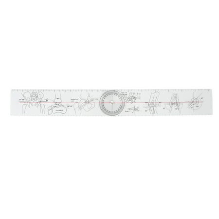 Orthopedic Angle Ruler Goniometer Full 360 Degree Lightweight Clear Print For Physical Therapy Surgery Recovery
Orthopedic Angle Ruler Goniometer Full 360 Degree Lightweight Clear Print For Physical Therapy Surgery Recovery