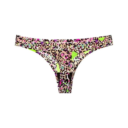 Youmylove Women Seamless Low Rise Ice Silk Panties Underwear Thong Leopard Underpanties Female Comfy Undies Lingerie
Youmylove Women Seamless Low Rise Ice Silk Panties Underwear Thong Leopard Underpanties Female Comfy Undies Lingerie