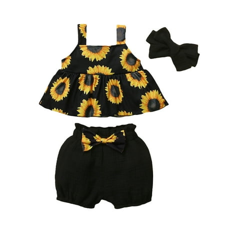 Fesfesfes Infant Baby Girls Sunflower Printed Suspender Tops+Shorts Headbands Outfits
Fesfesfes Infant Baby Girls Sunflower Printed Suspender Tops+Shorts Headbands Outfits