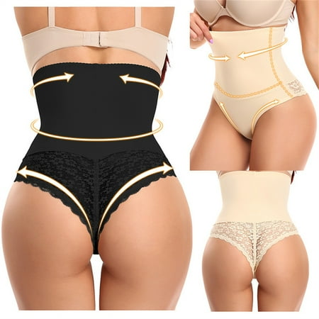 Jieowen Womens Tummy Control Butt Lifter Panties High Waisted Lace Seamless Thong Shapewear Body Shaper Underwear Plus Size
Jieowen Womens Tummy Control Butt Lifter Panties High Waisted Lace Seamless Thong Shapewear Body Shaper Underwear Plus Size