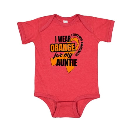 Inktastic I Wear Orange for My Auntie Leukemia Awareness Gift Baby Boy or Baby Girl Bodysuit
Inktastic I Wear Orange for My Auntie Leukemia Awareness Gift Baby Boy or Baby Girl Bodysuit