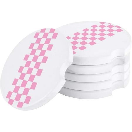 KXMDXA Farm Classic Pink Lattice Set of 4 Car Coaster for Drinks Absorbent Ceramic Stone Coasters Cup Mat with Cork Base for Home Kitchen Room Coffee Table Bar Decor
KXMDXA Farm Classic Pink Lattice Set of 4 Car Coaster for Drinks Absorbent Ceramic Stone Coasters Cup Mat with Cork Base for Home Kitchen Room Coffee Table Bar Decor