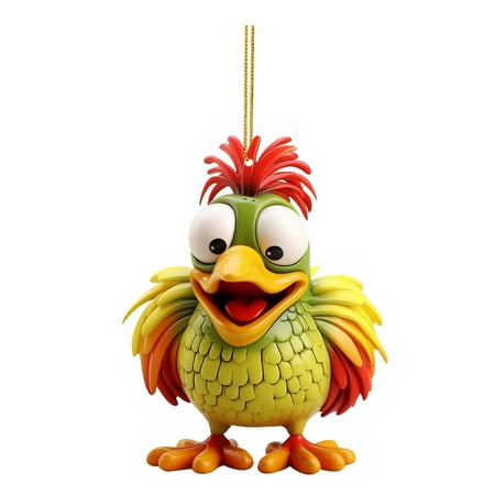 KIMAN 2024 Latest Decorations Christmas Cartoon Chicken Pendant Acrylic Double Printing Ideal For Christmas Decoration
KIMAN 2024 Latest Decorations Christmas Cartoon Chicken Pendant Acrylic Double Printing Ideal For Christmas Decoration