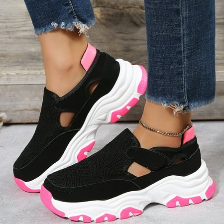 Single-shoe women s new autumn thick sole color contrast fly woven mesh velcro casual single-shoe women
Single-shoe women s new autumn thick sole color contrast fly woven mesh velcro casual single-shoe women