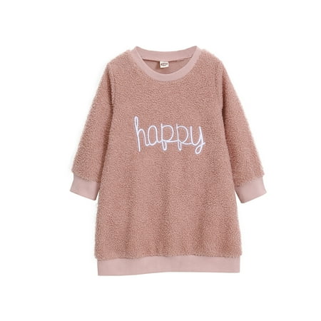 KIMI BEAR Infant Girls Dress 18 Months Infant Girls Autumn Winter Dress 24 Months Infant Girls Cozy Lamb Wool Round Neck Long Sleeve Dress Pink
KIMI BEAR Infant Girls Dress 18 Months Infant Girls Autumn Winter Dress 24 Months Infant Girls Cozy Lamb Wool Round Neck Long Sleeve Dress Pink