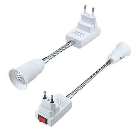 Poseidon E27 LED Light Bulb Lamp Holder Flexible Extension Adapter Converter Switch Socket
Poseidon E27 LED Light Bulb Lamp Holder Flexible Extension Adapter Converter Switch Socket