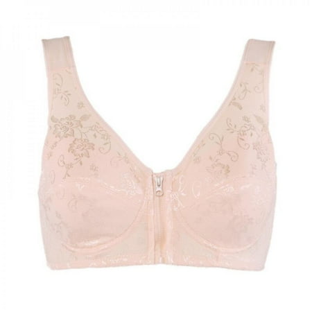 Elaydool Women Front Zippers Closure Bras Plus Size Full B Cup Push Up Lace Ladies Brassieres Widened Straps Wireless Bras
Elaydool Women Front Zippers Closure Bras Plus Size Full B Cup Push Up Lace Ladies Brassieres Widened Straps Wireless Bras