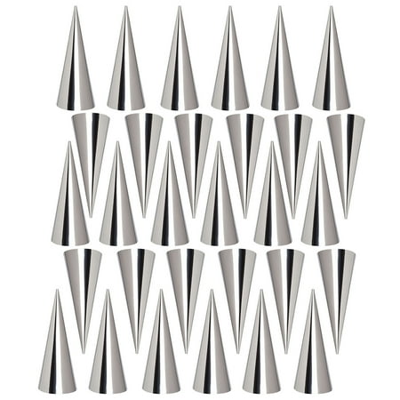 30PCS Hollow Horn-shaped Mold Stainless Steel Cannoli Screw Tubes Kitchen Tool for Cake Bread Baking
30PCS Hollow Horn-shaped Mold Stainless Steel Cannoli Screw Tubes Kitchen Tool for Cake Bread Baking