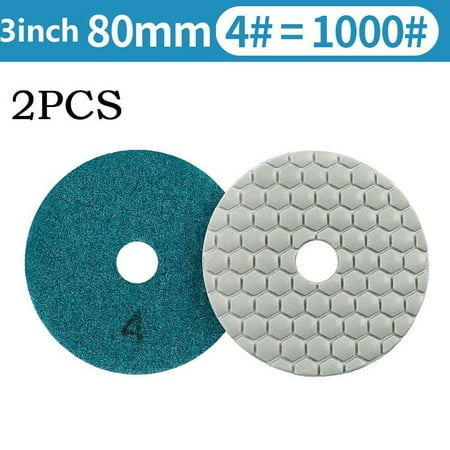 2Pcs Diamond Dry Polishing Pad 3 Inch Sharp Type For Granite Marble Sanding Disc
2Pcs Diamond Dry Polishing Pad 3 Inch Sharp Type For Granite Marble Sanding Disc