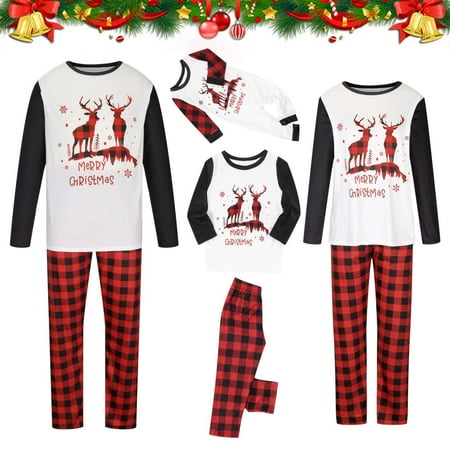 ZCFZJW Clearance Holiday Pajamas Family Matching Merry Christmas with Red Plaid Cute Elk Print Plaid Long Sleeve Tee Shirts and Pants Two Piece Holiday Pajamas Suit Soft Home Wear(Kids-5T)
ZCFZJW Clearance Holiday Pajamas Family Matching Merry Christmas with Red Plaid Cute Elk Print Plaid Long Sleeve Tee Shirts and Pants Two Piece Holiday Pajamas Suit Soft Home Wear(Kids-5T)