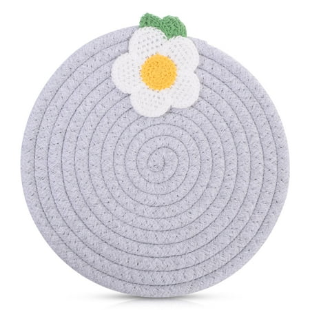 Woven Placemat Cup Heat Insulated Pad Home Table Coaster Photo Prop Kitchen Supply