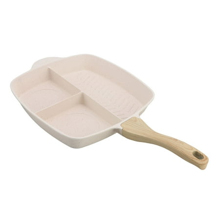 Zaqw Grill Split Pan Frying Pan 3 In 1 Frying Grill Pan Aluminium Alloy Stick Proof Square Lightweight Ergonomic Split Grill Skillet With Wood Handle
Zaqw Grill Split Pan Frying Pan 3 In 1 Frying Grill Pan Aluminium Alloy Stick Proof Square Lightweight Ergonomic Split Grill Skillet With Wood Handle