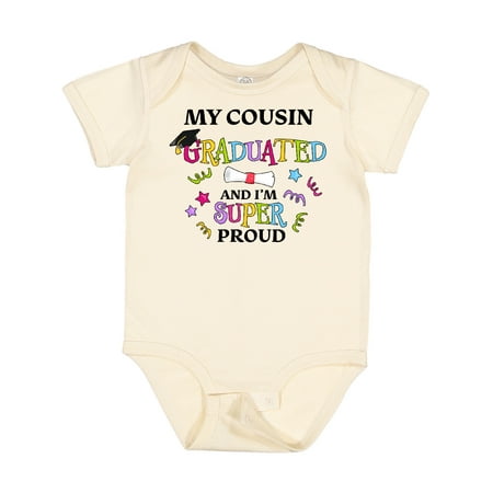 Inktastic My Cousin Graduated and I m Super Proud Gift Baby Boy or Baby Girl Bodysuit
Inktastic My Cousin Graduated and I m Super Proud Gift Baby Boy or Baby Girl Bodysuit
