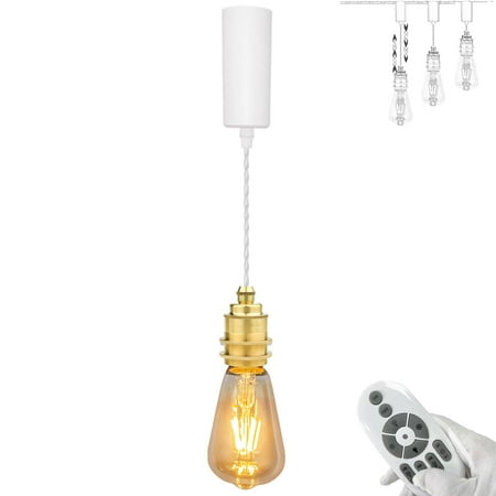 FSLiving Adjustable Height J-Type Track Pendant Light Copper Retro E26 Heads with Smart LED Edison Bulbs Remote Control Dimmable Timing Color Changing for Kitchen Island - 1 Light
FSLiving Adjustable Height J-Type Track Pendant Light Copper Retro E26 Heads with Smart LED Edison Bulbs Remote Control Dimmable Timing Color Changing for Kitchen Island - 1 Light