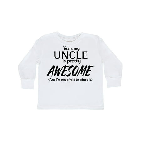 Inktastic Yeah My Uncle is Pretty Awesome Gift Toddler Boy or Toddler Girl Long Sleeve T-Shirt
Inktastic Yeah My Uncle is Pretty Awesome Gift Toddler Boy or Toddler Girl Long Sleeve T-Shirt