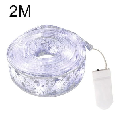 ERTUTUYI Christmas Ribbon Fairy Lights Christmas LED Lights Double Ribbon String Lights Christmas Tree Decoration Glowing Ribbon Pendant
ERTUTUYI Christmas Ribbon Fairy Lights Christmas LED Lights Double Ribbon String Lights Christmas Tree Decoration Glowing Ribbon Pendant