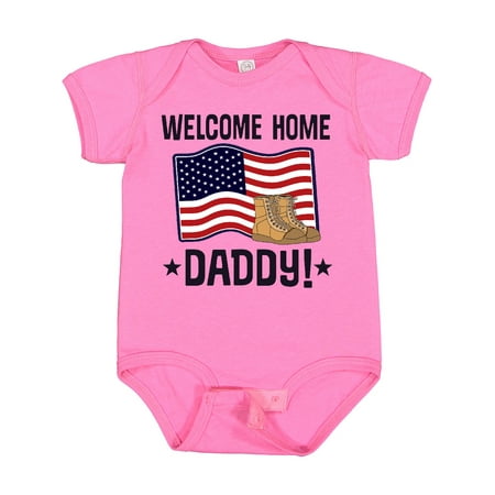 Inktastic Military Daddy Welcome Home Gift Baby Boy or Baby Girl Bodysuit