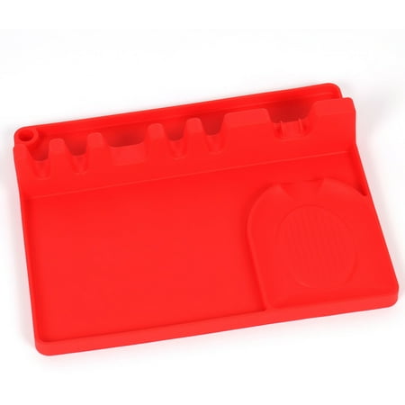 Famure Holder|Silicone Spoon Rest 2in1 Larger Size Holder for Stove Top Upgraded Utensil with Drip Pad Include 5 Slots&1 Kitchen Easy to Clean Hang Hole Design
Famure Holder|Silicone Spoon Rest 2in1 Larger Size Holder for Stove Top Upgraded Utensil with Drip Pad Include 5 Slots&1 Kitchen Easy to Clean Hang Hole Design