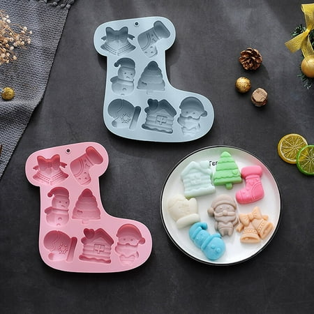 Buytra 7 Cell Christmas Themed Chocolate Moulds Mousse Molds Silicone Baking Gadgets
Buytra 7 Cell Christmas Themed Chocolate Moulds Mousse Molds Silicone Baking Gadgets