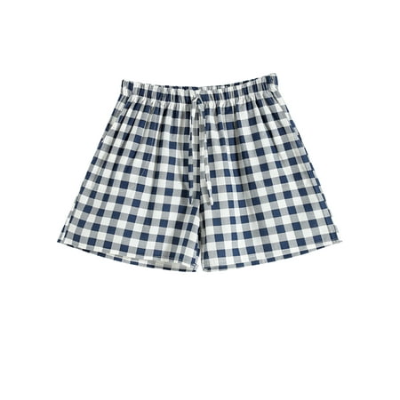 UKAP Summer Loose Shorts Women Casual Sleepwear Pajamas Pants Bottoms Loungewear Shorts Elastic Waist Wide Leg Comfortable Plaid Shorts
UKAP Summer Loose Shorts Women Casual Sleepwear Pajamas Pants Bottoms Loungewear Shorts Elastic Waist Wide Leg Comfortable Plaid Shorts
