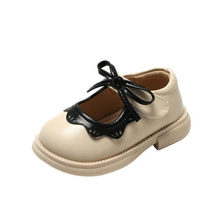 Difumos Kids Dress Shoes Uniform Mary Jane Bowknot Flats Party Lightweight Princess Shoe Comfort Ankle Strap Leather Beige 3C
Difumos Kids Dress Shoes Uniform Mary Jane Bowknot Flats Party Lightweight Princess Shoe Comfort Ankle Strap Leather Beige 3C