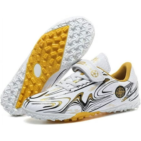 Kids Turf Soccer Shoes Boys Girls Outdoor Athletic Football Cleats Youth Hook and Look Comfortable and Breathable Non-Slip Sneaker Professional Training Shoes (Little Kid/Big Kid)
Kids Turf Soccer Shoes Boys Girls Outdoor Athletic Football Cleats Youth Hook and Look Comfortable and Breathable Non-Slip Sneaker Professional Training Shoes (Little Kid/Big Kid)
