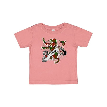 Inktastic Sinclair Tartan Lion Gift Baby Boy or Baby Girl T-Shirt