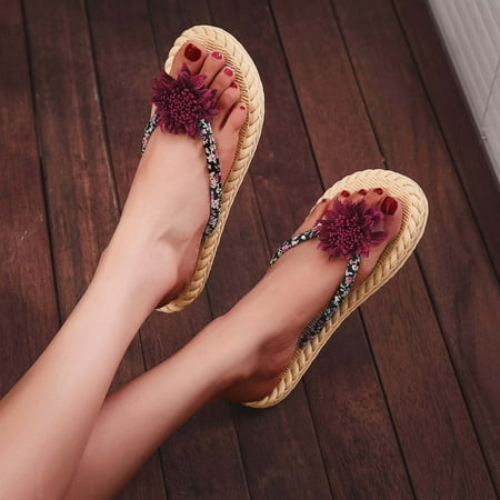 〖Yilirongyumm〗 Red 39 Sandals Women Multicolor Floral Thong Slippers Flat Floral Strap Thong Slippers Fashion Beach Flat Floral Slippers
〖Yilirongyumm〗 Red 39 Sandals Women Multicolor Floral Thong Slippers Flat Floral Strap Thong Slippers Fashion Beach Flat Floral Slippers