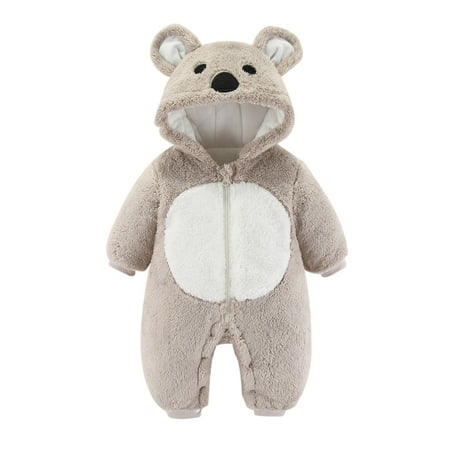 Boys Girls Long Sleeve Winter Bear Ears Hooded Cartoon Romper Coat Warm Jumpsuit Jackets Outwear For 0-3 Months
Boys Girls Long Sleeve Winter Bear Ears Hooded Cartoon Romper Coat Warm Jumpsuit Jackets Outwear For 0-3 Months