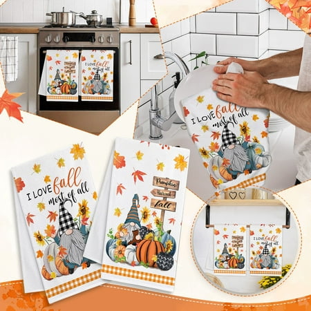 Vikudaty 2PCS Welcome Fall Kitchen Welcome Hand Towels Rag Maple Leaves Pumkin Gnomes Flowers Dishcloth Home Decor Soft 18 X 28 IN 2022 home decor
Vikudaty 2PCS Welcome Fall Kitchen Welcome Hand Towels Rag Maple Leaves Pumkin Gnomes Flowers Dishcloth Home Decor Soft 18 X 28 IN 2022 home decor