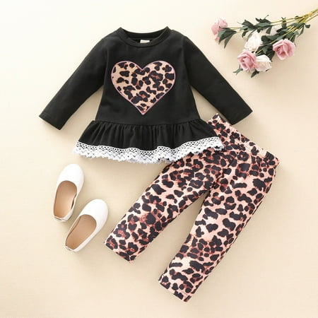 Simplmasygenix Children s Day Gifts Kids Tops Clearance Toddler Baby Girls Leopard Heart Lace Ruffles T shirt Tops+Leopard Pants Outfits
Simplmasygenix Children s Day Gifts Kids Tops Clearance Toddler Baby Girls Leopard Heart Lace Ruffles T shirt Tops+Leopard Pants Outfits