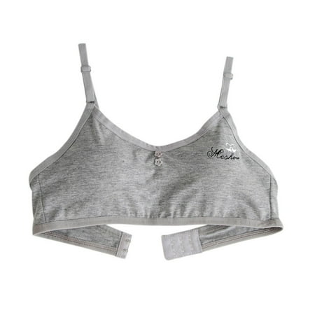 GOODLY Young Girls Bras Cotton Solid Color Adjustable Sling Vest Student Underwear Without Rims Gathered Underwear Sleep Bra
GOODLY Young Girls Bras Cotton Solid Color Adjustable Sling Vest Student Underwear Without Rims Gathered Underwear Sleep Bra