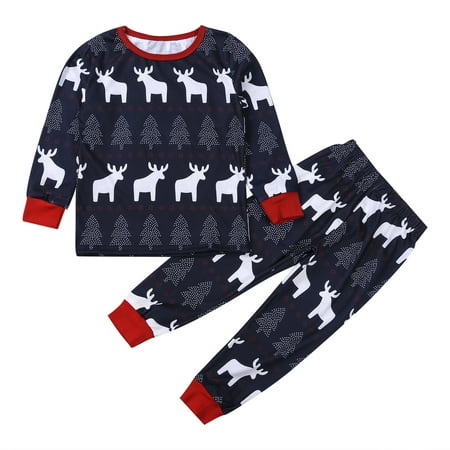 Pybcvrrd Christmas Family Pajamas Set Cartoon Elk Print Long Sleeve Crew Neck Tops Elastic Long Pants
Pybcvrrd Christmas Family Pajamas Set Cartoon Elk Print Long Sleeve Crew Neck Tops Elastic Long Pants