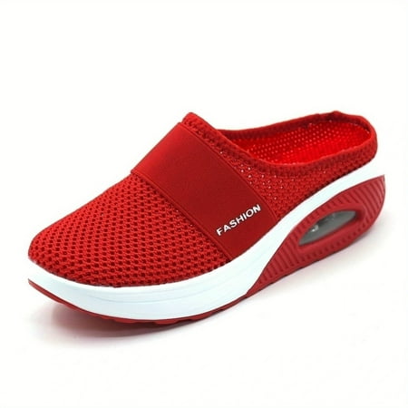 Women s Flying Woven Mesh Sandals Casual Air Cushion Sole Mules Breathable & Lightweight Mule Sneakers
Women s Flying Woven Mesh Sandals Casual Air Cushion Sole Mules Breathable & Lightweight Mule Sneakers