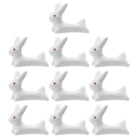 TOYMYTOY 10pcs Cartoon Ceramic Bunny Dining Chopsticks Holders Calligraphy Pen Holders
TOYMYTOY 10pcs Cartoon Ceramic Bunny Dining Chopsticks Holders Calligraphy Pen Holders