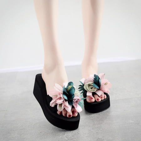 Zpanxa Slippers for Women Fashion Women Slip-on Open Toe Wedges Heels Causal Flower Slipper Slides Shoes Flip Flops for Women Pink 41
Zpanxa Slippers for Women Fashion Women Slip-on Open Toe Wedges Heels Causal Flower Slipper Slides Shoes Flip Flops for Women Pink 41