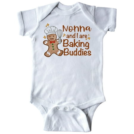 Inktastic Nonna And I Are Baking Buddies Gift Baby Boy or Baby Girl Bodysuit