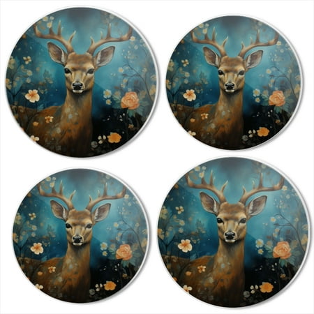 BaHomeck Electric Stove Burner Covers Set of 4 Round Metal Gas Stove Burner Covers 8 Inch and 10 Inch Kitchen Decor Deer With Flowers In The Dark Forestpainting Style
BaHomeck Electric Stove Burner Covers Set of 4 Round Metal Gas Stove Burner Covers 8 Inch and 10 Inch Kitchen Decor Deer With Flowers In The Dark Forestpainting Style