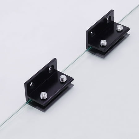 Enjoymall 2Pcs/Set Black Glass Clips Flat Strong Bearing Capacity Stainless Steel Portable High Hardness Anti-dropping Square Glass Clamps f
Enjoymall 2Pcs/Set Black Glass Clips Flat Strong Bearing Capacity Stainless Steel Portable High Hardness Anti-dropping Square Glass Clamps f