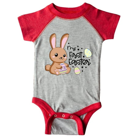Inktastic My 1st Easter with Brown Bunny and Easter Eggs Gift Baby Boy or Baby Girl Bodysuit
Inktastic My 1st Easter with Brown Bunny and Easter Eggs Gift Baby Boy or Baby Girl Bodysuit