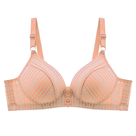 Fabiurt Women s Bra Women s Summer Thin No Steel Ring Underwear Gathered Striped Comfortable Breathable Bra Girl Small Chest Jacquard Bra Underwear Grey
Fabiurt Women s Bra Women s Summer Thin No Steel Ring Underwear Gathered Striped Comfortable Breathable Bra Girl Small Chest Jacquard Bra Underwear Grey