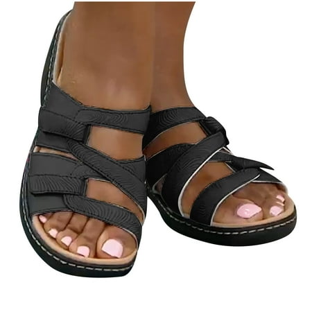Leather Sandals Women Dressy Summer 2023 Peep Toe Platform Sandals Shoes Beach Wedges Ladies Flip Flops Orthopedic Sandals
Leather Sandals Women Dressy Summer 2023 Peep Toe Platform Sandals Shoes Beach Wedges Ladies Flip Flops Orthopedic Sandals