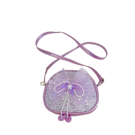 SAYOO Sequin Bowknot Crossbody Bag for Kid Girl Pearl Pendant Decorative Zipper Shoulder Bag with Adjustable Strap
SAYOO Sequin Bowknot Crossbody Bag for Kid Girl Pearl Pendant Decorative Zipper Shoulder Bag with Adjustable Strap
