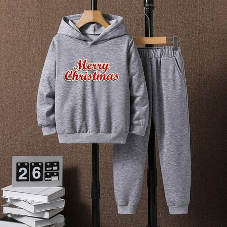 Toddler Boys Outfit Sets Winter Christmas Long Sleeve Letter Prints Hoodie Tops Pants Two-Piece Clothes Suit
Toddler Boys Outfit Sets Winter Christmas Long Sleeve Letter Prints Hoodie Tops Pants Two-Piece Clothes Suit