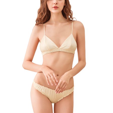 Women s Bikini Soft Cup Bra Smooth and Comfortable Wire Free Bras and Panties Set
Women s Bikini Soft Cup Bra Smooth and Comfortable Wire Free Bras and Panties Set