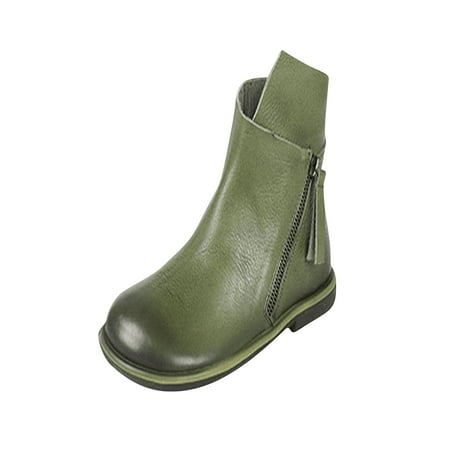 Fall Savings Clearance Deals 2022! Hvyes Women s Leather Solid Color Sleeve Short Mid Heel Flat Low Side Zipper Retro Boots
Fall Savings Clearance Deals 2022! Hvyes Women s Leather Solid Color Sleeve Short Mid Heel Flat Low Side Zipper Retro Boots